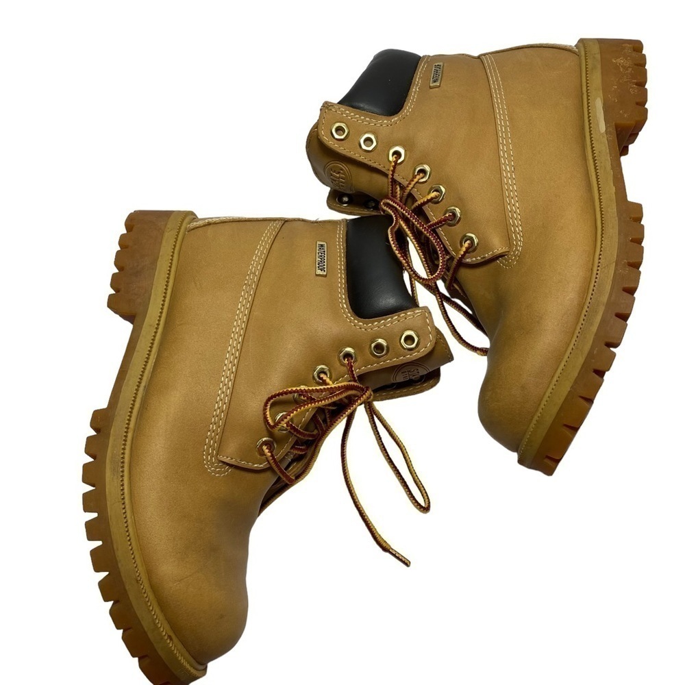 State Street Lumber Jack Waterproof Boots Size 7 - Picture 7 of 8